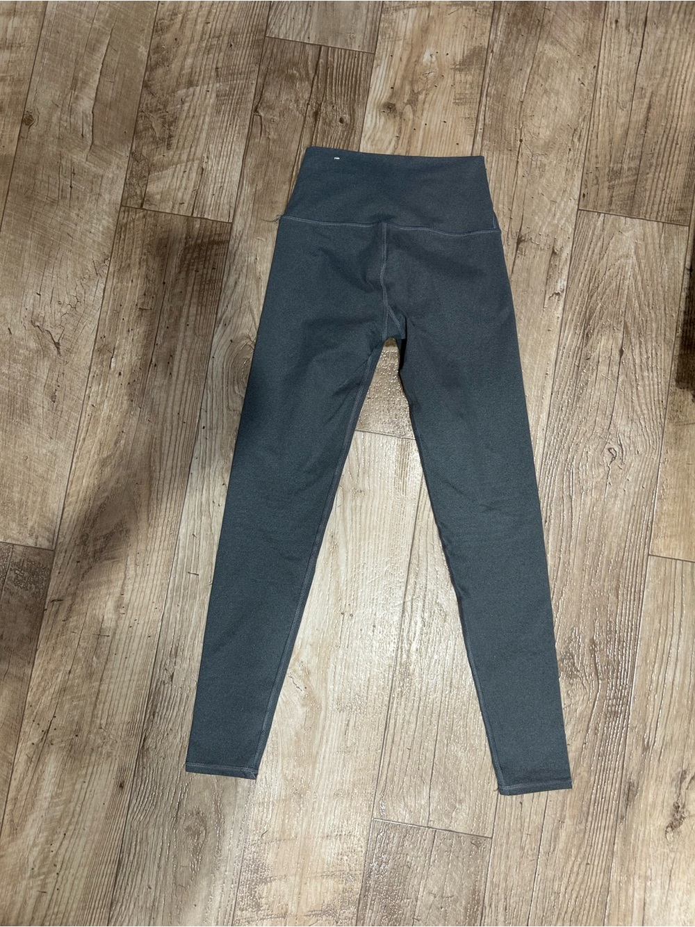 Women's High-Waist Performance Leggings - Charcoal Gray - Picture 3 of 3
